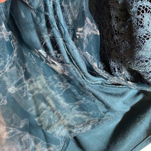 Babaton Blue Floral Lace Dress - Picture 9 of 9